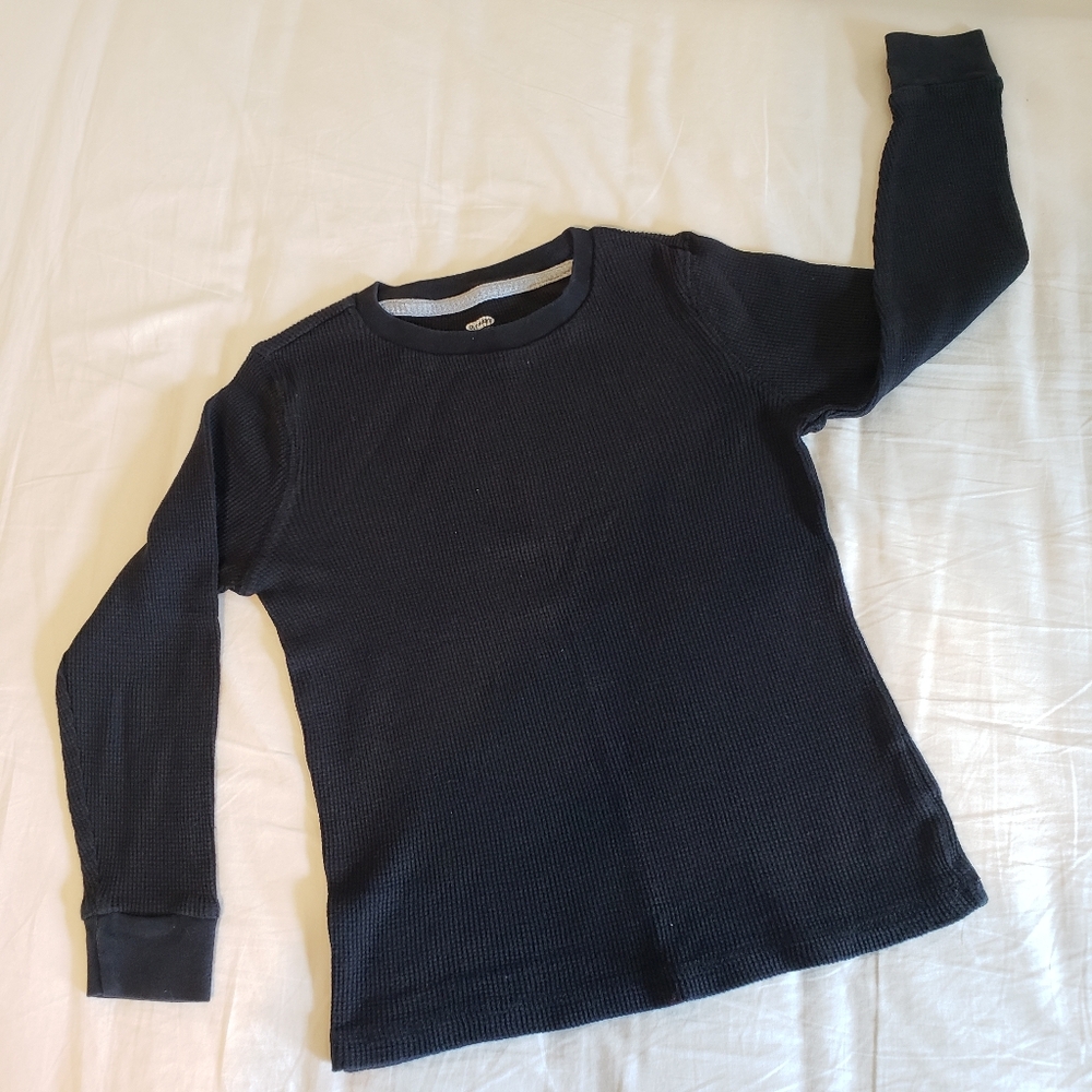 Kid's Black Long Sleeve Tee (Old Navy)
